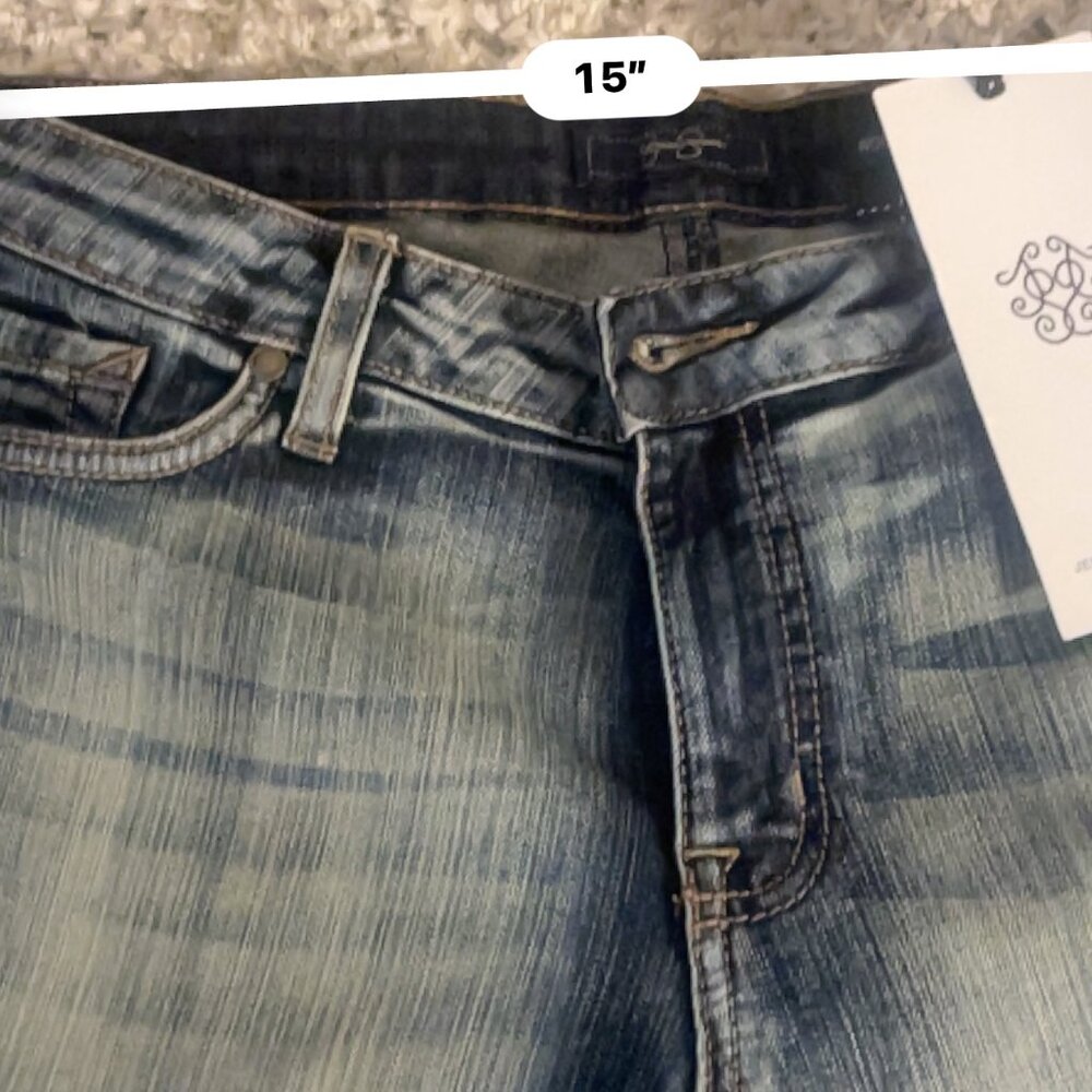 NWT Jessica Simpson Rockin’ Curvy Boot Jeans 31 Regular Bootcut Y2K - Picture 7 of 10